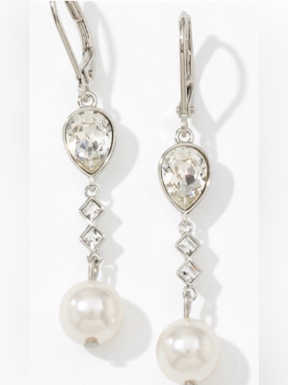 NWT Touchstone Crystal “Well Balanced” Earrings